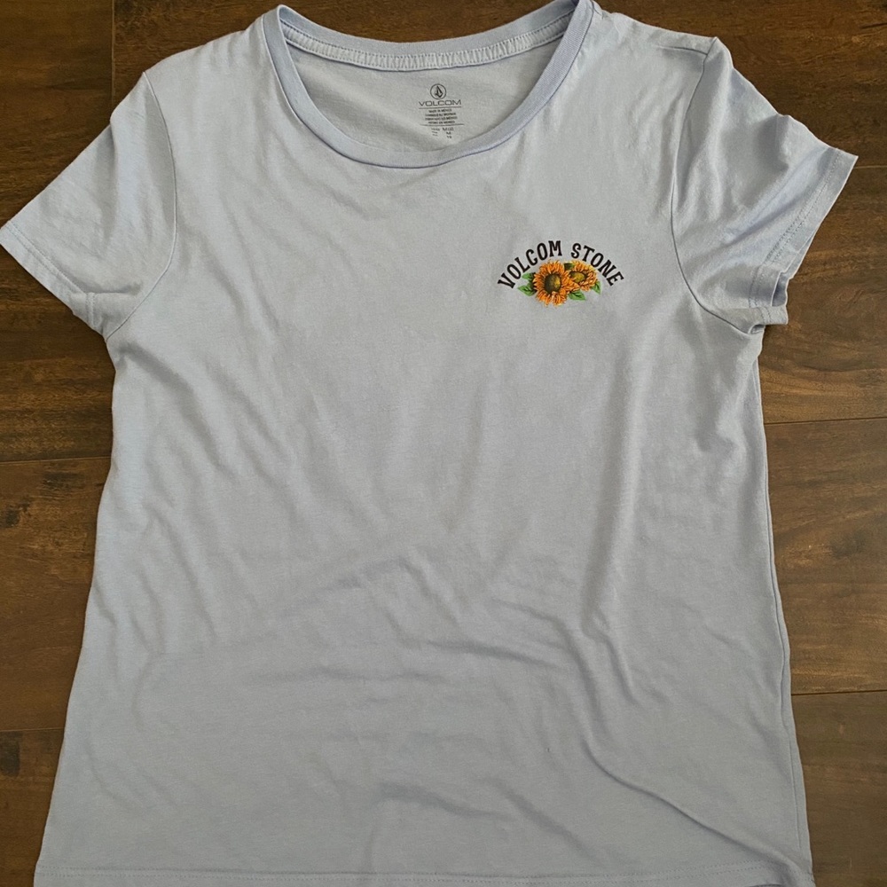 Light blue graphic tee